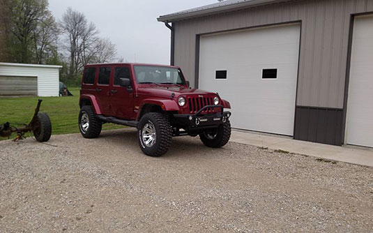 Hopkins Repair LLC | Red Jeep