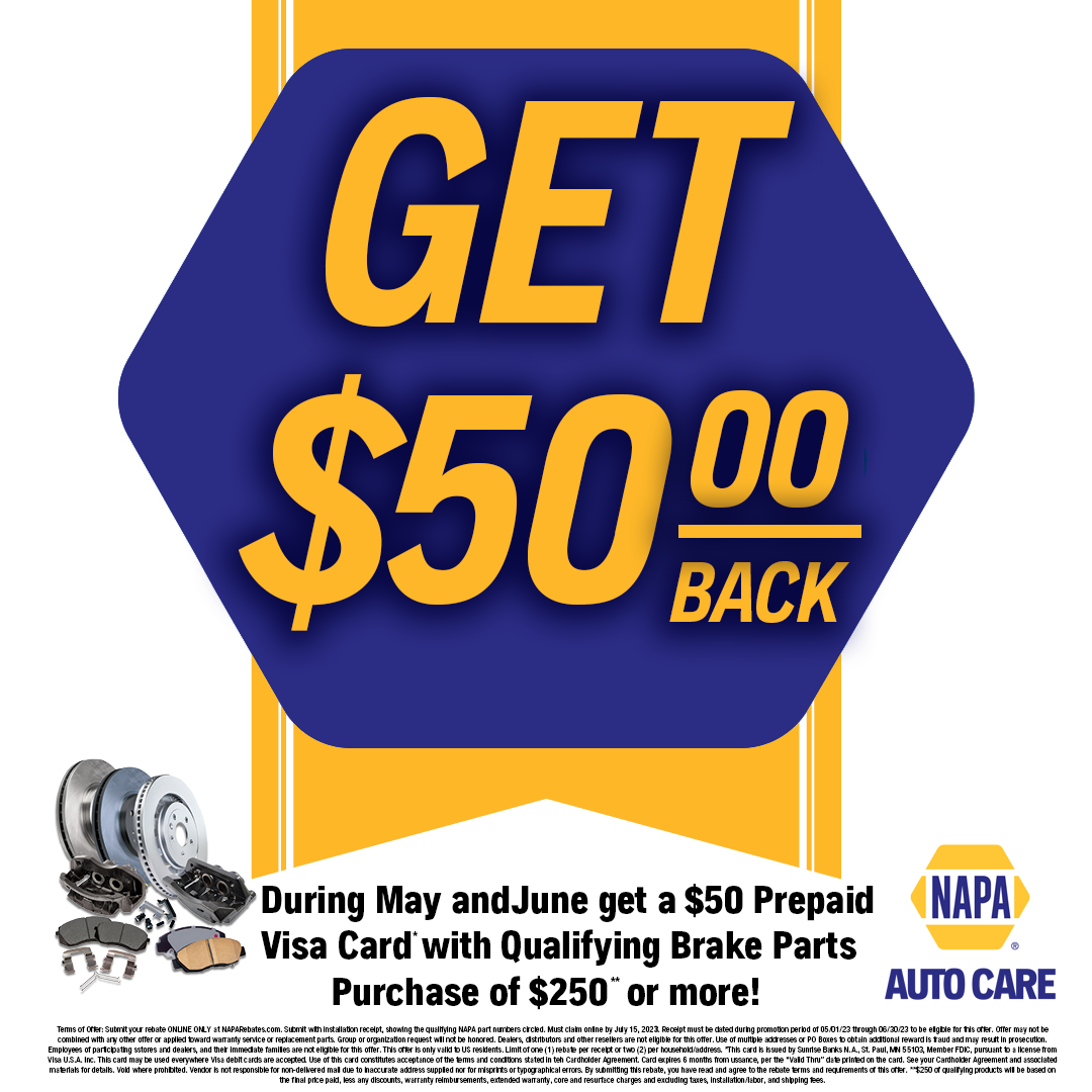 Napa Special | Hopkins Repair LLC